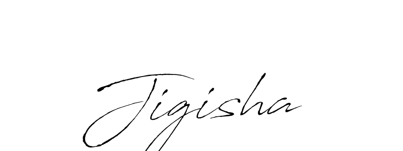 Jigisha  stylish signature style. Best Handwritten Sign (Antro_Vectra) for my name. Handwritten Signature Collection Ideas for my name Jigisha . Jigisha  signature style 6 images and pictures png