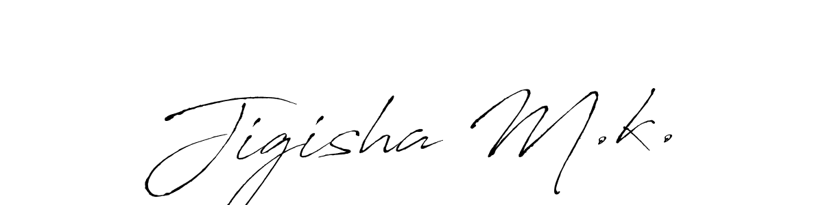 How to Draw Jigisha M.k. signature style? Antro_Vectra is a latest design signature styles for name Jigisha M.k.. Jigisha M.k. signature style 6 images and pictures png