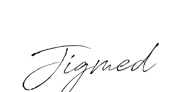 Jigmed stylish signature style. Best Handwritten Sign (Antro_Vectra) for my name. Handwritten Signature Collection Ideas for my name Jigmed. Jigmed signature style 6 images and pictures png