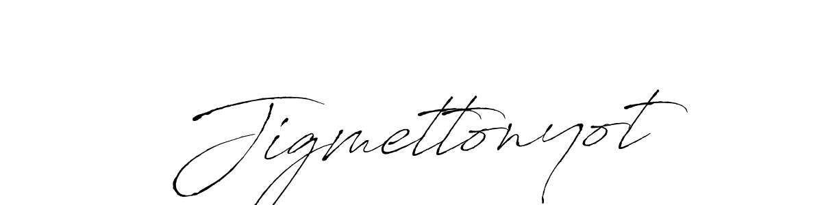 It looks lik you need a new signature style for name Jigmettonyot. Design unique handwritten (Antro_Vectra) signature with our free signature maker in just a few clicks. Jigmettonyot signature style 6 images and pictures png