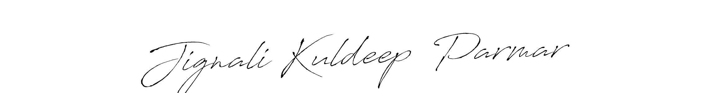 Use a signature maker to create a handwritten signature online. With this signature software, you can design (Antro_Vectra) your own signature for name Jignali Kuldeep  Parmar. Jignali Kuldeep  Parmar signature style 6 images and pictures png