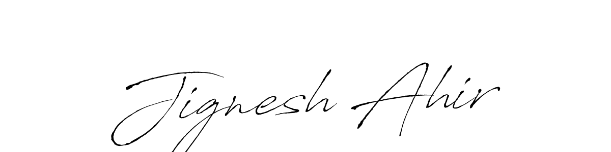 How to Draw Jignesh Ahir signature style? Antro_Vectra is a latest design signature styles for name Jignesh Ahir. Jignesh Ahir signature style 6 images and pictures png