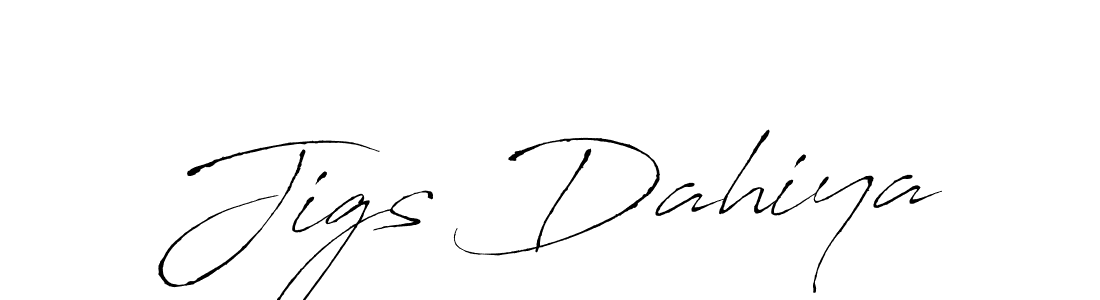Also You can easily find your signature by using the search form. We will create Jigs Dahiya name handwritten signature images for you free of cost using Antro_Vectra sign style. Jigs Dahiya signature style 6 images and pictures png