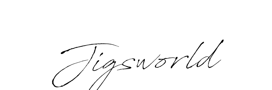 How to make Jigsworld signature? Antro_Vectra is a professional autograph style. Create handwritten signature for Jigsworld name. Jigsworld signature style 6 images and pictures png