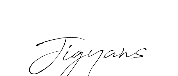 Create a beautiful signature design for name Jigyans. With this signature (Antro_Vectra) fonts, you can make a handwritten signature for free. Jigyans signature style 6 images and pictures png