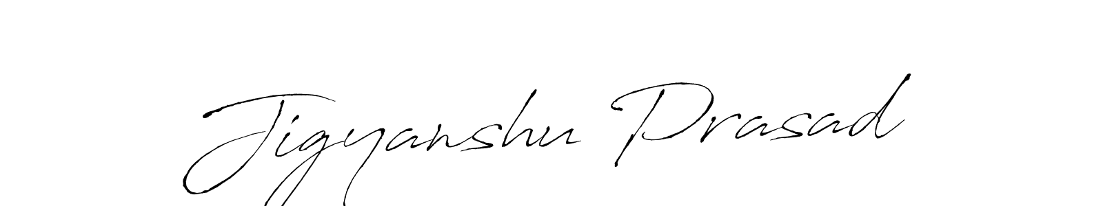 It looks lik you need a new signature style for name Jigyanshu Prasad. Design unique handwritten (Antro_Vectra) signature with our free signature maker in just a few clicks. Jigyanshu Prasad signature style 6 images and pictures png
