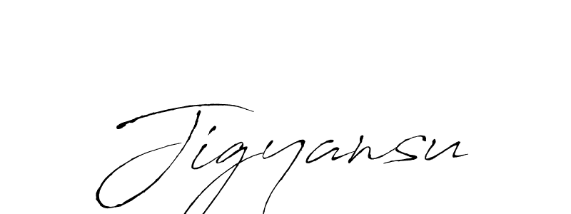 How to make Jigyansu name signature. Use Antro_Vectra style for creating short signs online. This is the latest handwritten sign. Jigyansu signature style 6 images and pictures png