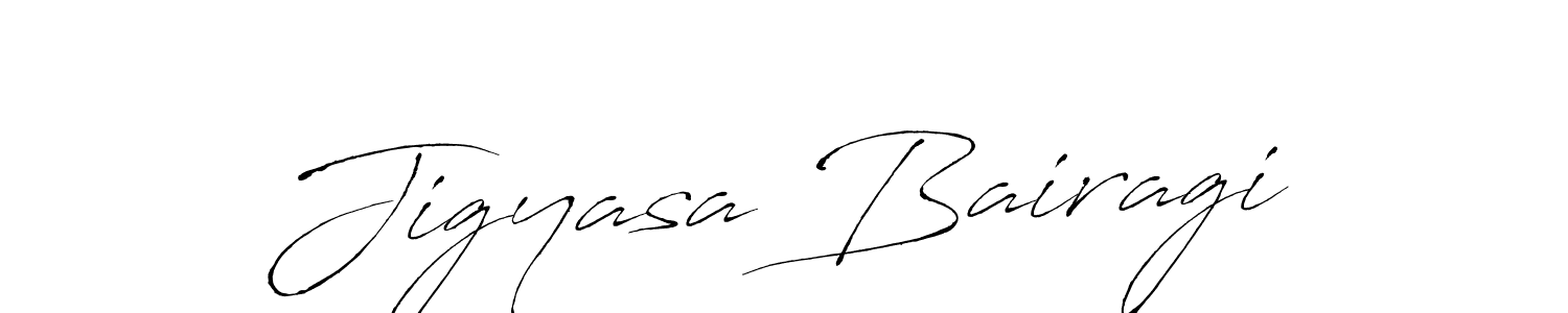 You should practise on your own different ways (Antro_Vectra) to write your name (Jigyasa Bairagi) in signature. don't let someone else do it for you. Jigyasa Bairagi signature style 6 images and pictures png