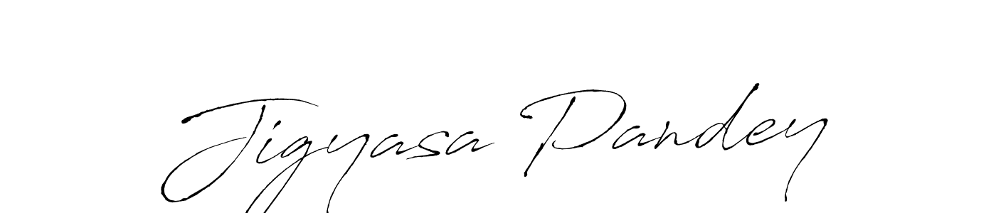 How to make Jigyasa Pandey signature? Antro_Vectra is a professional autograph style. Create handwritten signature for Jigyasa Pandey name. Jigyasa Pandey signature style 6 images and pictures png