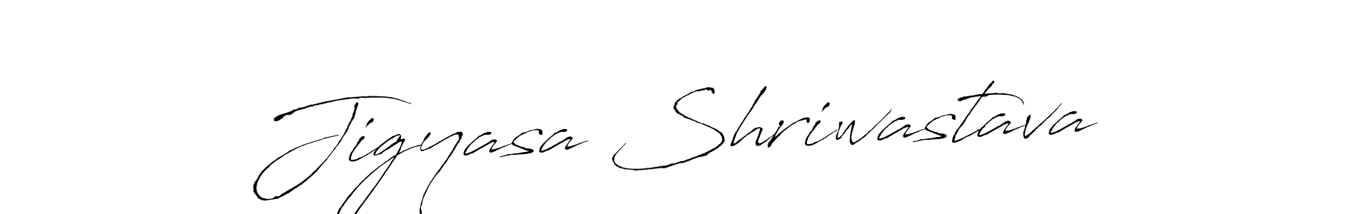 Jigyasa Shriwastava stylish signature style. Best Handwritten Sign (Antro_Vectra) for my name. Handwritten Signature Collection Ideas for my name Jigyasa Shriwastava. Jigyasa Shriwastava signature style 6 images and pictures png