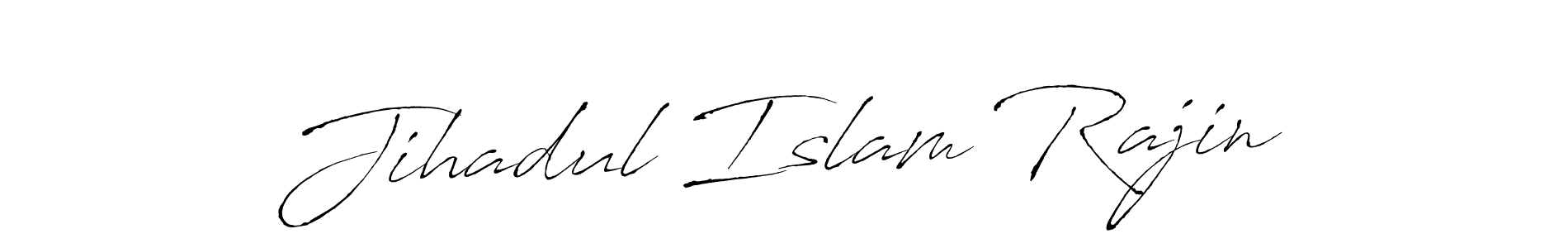 if you are searching for the best signature style for your name Jihadul Islam Rajin. so please give up your signature search. here we have designed multiple signature styles  using Antro_Vectra. Jihadul Islam Rajin signature style 6 images and pictures png