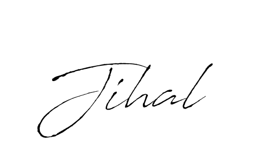 How to make Jihal name signature. Use Antro_Vectra style for creating short signs online. This is the latest handwritten sign. Jihal signature style 6 images and pictures png