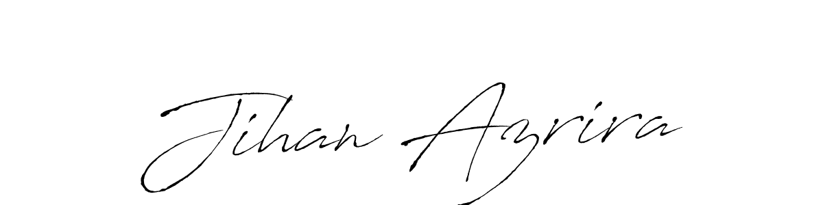 Use a signature maker to create a handwritten signature online. With this signature software, you can design (Antro_Vectra) your own signature for name Jihan Azrira. Jihan Azrira signature style 6 images and pictures png