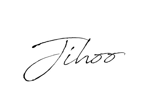 The best way (Antro_Vectra) to make a short signature is to pick only two or three words in your name. The name Jihoo include a total of six letters. For converting this name. Jihoo signature style 6 images and pictures png