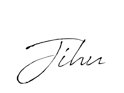 Similarly Antro_Vectra is the best handwritten signature design. Signature creator online .You can use it as an online autograph creator for name Jihu. Jihu signature style 6 images and pictures png