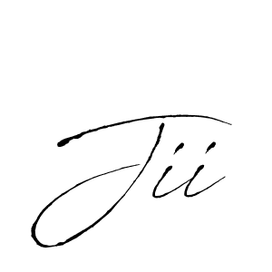 The best way (Antro_Vectra) to make a short signature is to pick only two or three words in your name. The name Jii include a total of six letters. For converting this name. Jii signature style 6 images and pictures png