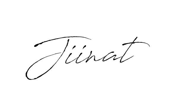 Design your own signature with our free online signature maker. With this signature software, you can create a handwritten (Antro_Vectra) signature for name Jiinat. Jiinat signature style 6 images and pictures png