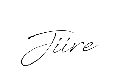 Make a beautiful signature design for name Jiire. With this signature (Antro_Vectra) style, you can create a handwritten signature for free. Jiire signature style 6 images and pictures png