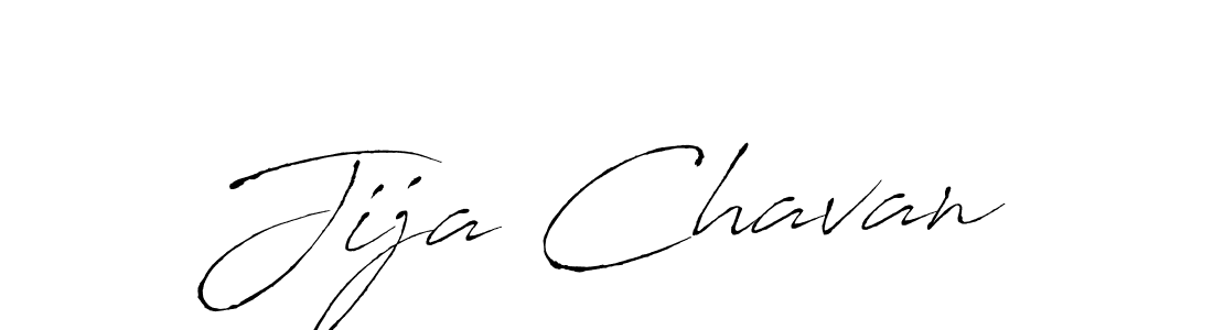 if you are searching for the best signature style for your name Jija Chavan. so please give up your signature search. here we have designed multiple signature styles  using Antro_Vectra. Jija Chavan signature style 6 images and pictures png