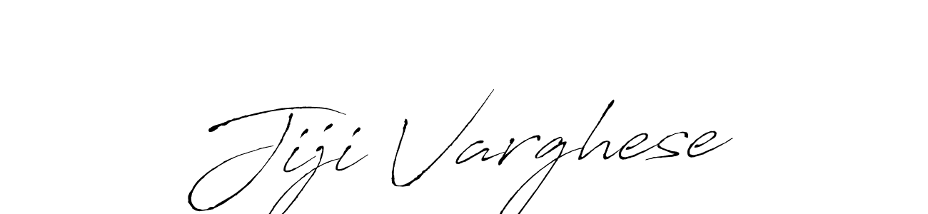 Also we have Jiji Varghese name is the best signature style. Create professional handwritten signature collection using Antro_Vectra autograph style. Jiji Varghese signature style 6 images and pictures png