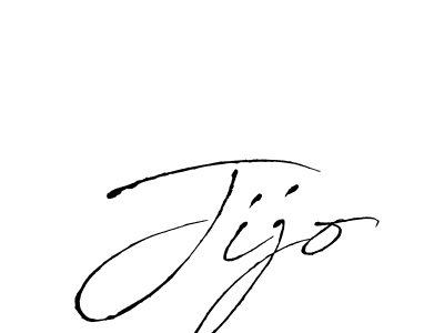 Jijo stylish signature style. Best Handwritten Sign (Antro_Vectra) for my name. Handwritten Signature Collection Ideas for my name Jijo. Jijo signature style 6 images and pictures png