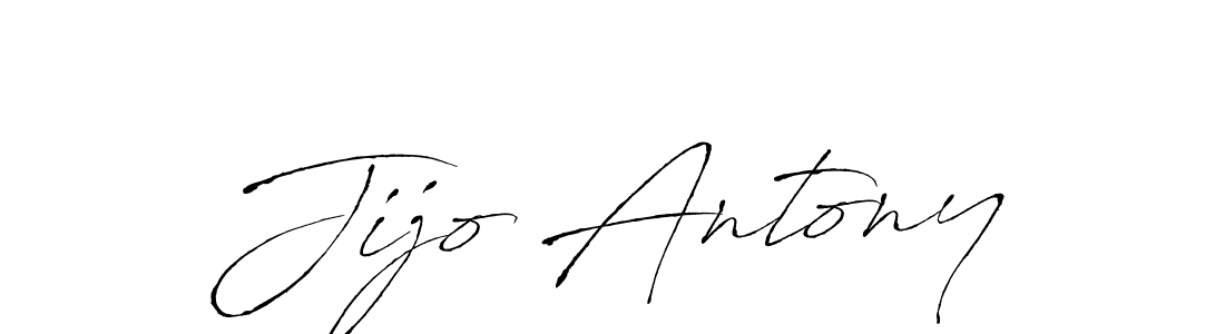 Make a beautiful signature design for name Jijo Antony. With this signature (Antro_Vectra) style, you can create a handwritten signature for free. Jijo Antony signature style 6 images and pictures png