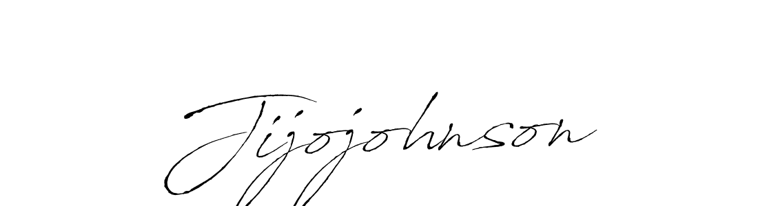 Use a signature maker to create a handwritten signature online. With this signature software, you can design (Antro_Vectra) your own signature for name Jijojohnson. Jijojohnson signature style 6 images and pictures png