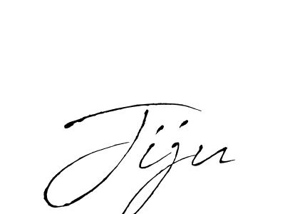 Use a signature maker to create a handwritten signature online. With this signature software, you can design (Antro_Vectra) your own signature for name Jiju. Jiju signature style 6 images and pictures png