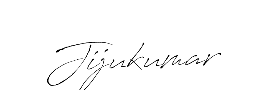 Jijukumar stylish signature style. Best Handwritten Sign (Antro_Vectra) for my name. Handwritten Signature Collection Ideas for my name Jijukumar. Jijukumar signature style 6 images and pictures png