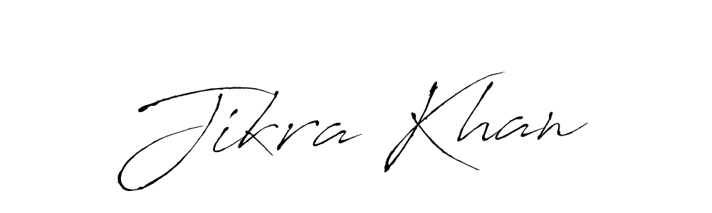 Also we have Jikra Khan name is the best signature style. Create professional handwritten signature collection using Antro_Vectra autograph style. Jikra Khan signature style 6 images and pictures png