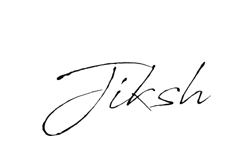 How to make Jiksh signature? Antro_Vectra is a professional autograph style. Create handwritten signature for Jiksh name. Jiksh signature style 6 images and pictures png