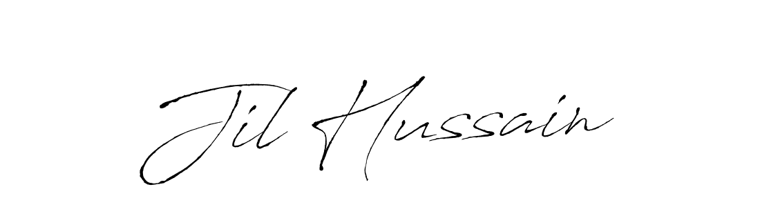 This is the best signature style for the Jil Hussain name. Also you like these signature font (Antro_Vectra). Mix name signature. Jil Hussain signature style 6 images and pictures png