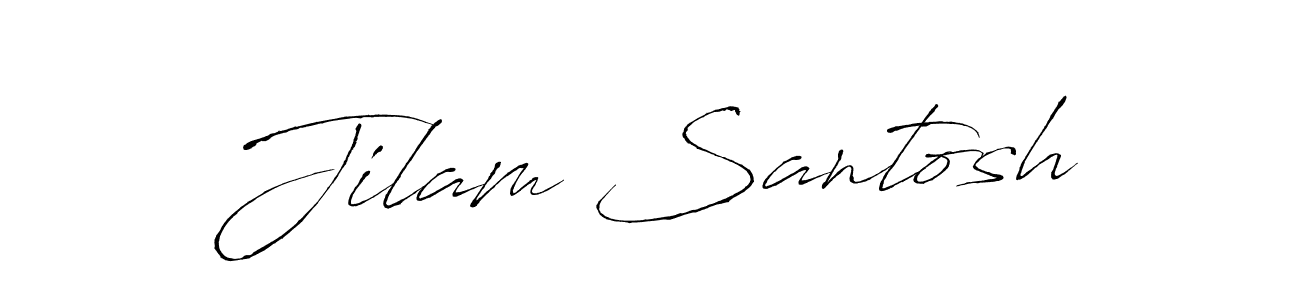 Also You can easily find your signature by using the search form. We will create Jilam Santosh name handwritten signature images for you free of cost using Antro_Vectra sign style. Jilam Santosh signature style 6 images and pictures png