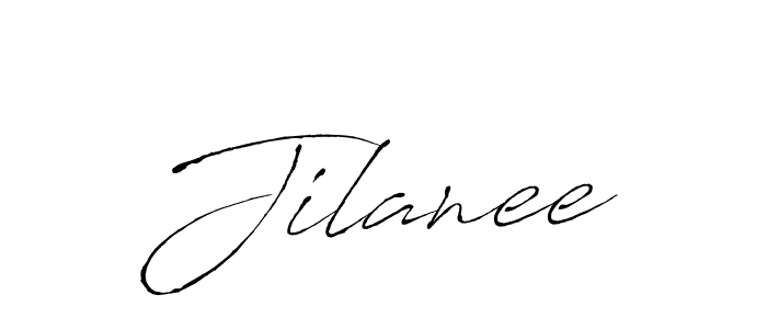 Design your own signature with our free online signature maker. With this signature software, you can create a handwritten (Antro_Vectra) signature for name Jilanee. Jilanee signature style 6 images and pictures png