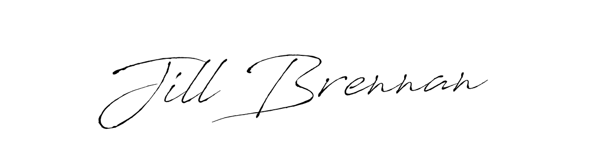 Make a beautiful signature design for name Jill Brennan. With this signature (Antro_Vectra) style, you can create a handwritten signature for free. Jill Brennan signature style 6 images and pictures png