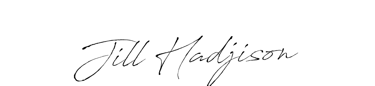 It looks lik you need a new signature style for name Jill Hadjison. Design unique handwritten (Antro_Vectra) signature with our free signature maker in just a few clicks. Jill Hadjison signature style 6 images and pictures png