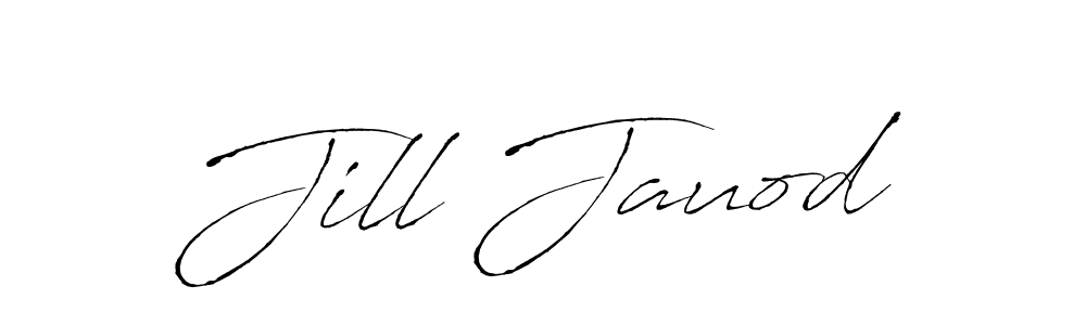 Jill Jauod stylish signature style. Best Handwritten Sign (Antro_Vectra) for my name. Handwritten Signature Collection Ideas for my name Jill Jauod. Jill Jauod signature style 6 images and pictures png