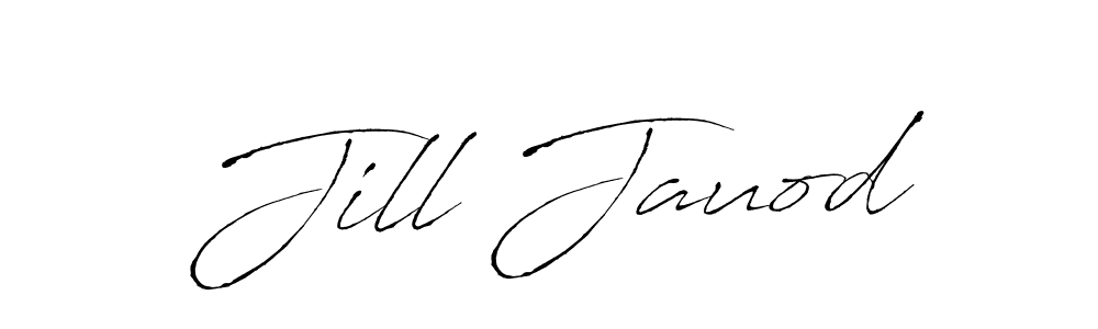 Jill Jauod stylish signature style. Best Handwritten Sign (Antro_Vectra) for my name. Handwritten Signature Collection Ideas for my name Jill Jauod. Jill Jauod signature style 6 images and pictures png