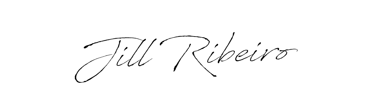 Create a beautiful signature design for name Jill Ribeiro. With this signature (Antro_Vectra) fonts, you can make a handwritten signature for free. Jill Ribeiro signature style 6 images and pictures png