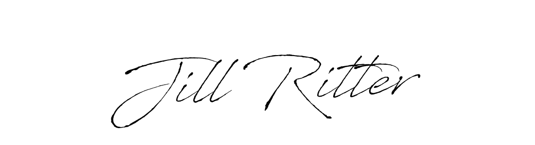 Once you've used our free online signature maker to create your best signature Antro_Vectra style, it's time to enjoy all of the benefits that Jill Ritter name signing documents. Jill Ritter signature style 6 images and pictures png