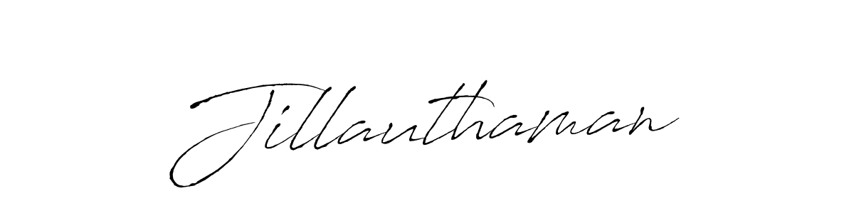 Use a signature maker to create a handwritten signature online. With this signature software, you can design (Antro_Vectra) your own signature for name Jillauthaman. Jillauthaman signature style 6 images and pictures png