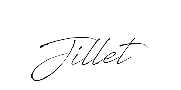 Design your own signature with our free online signature maker. With this signature software, you can create a handwritten (Antro_Vectra) signature for name Jillet. Jillet signature style 6 images and pictures png