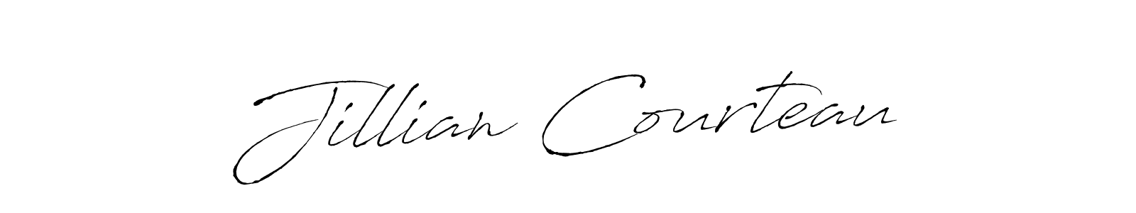 The best way (Antro_Vectra) to make a short signature is to pick only two or three words in your name. The name Jillian Courteau include a total of six letters. For converting this name. Jillian Courteau signature style 6 images and pictures png