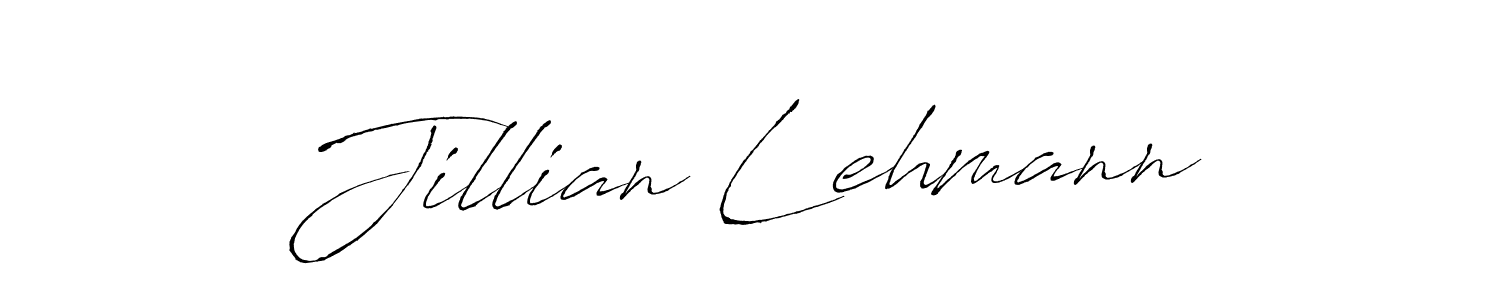 Design your own signature with our free online signature maker. With this signature software, you can create a handwritten (Antro_Vectra) signature for name Jillian Lehmann. Jillian Lehmann signature style 6 images and pictures png