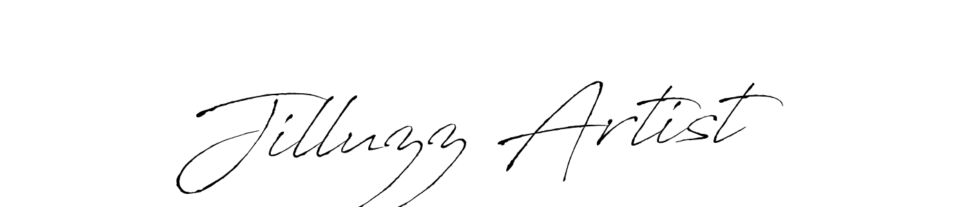 The best way (Antro_Vectra) to make a short signature is to pick only two or three words in your name. The name Jilluzz Artist include a total of six letters. For converting this name. Jilluzz Artist signature style 6 images and pictures png