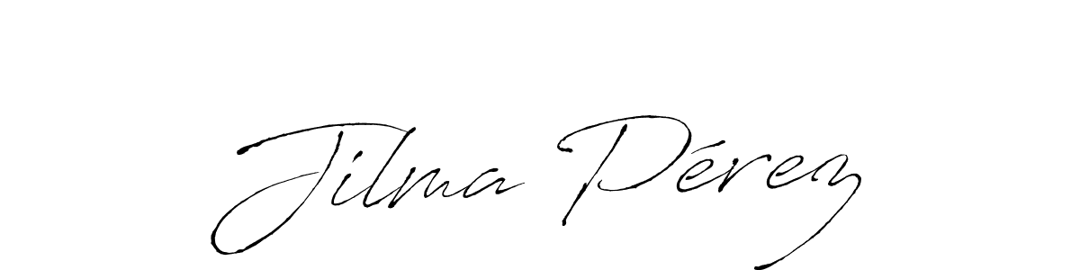 The best way (Antro_Vectra) to make a short signature is to pick only two or three words in your name. The name Jilma Pérez include a total of six letters. For converting this name. Jilma Pérez signature style 6 images and pictures png