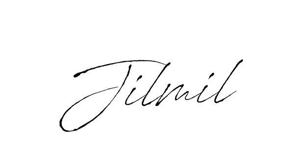 You should practise on your own different ways (Antro_Vectra) to write your name (Jilmil) in signature. don't let someone else do it for you. Jilmil signature style 6 images and pictures png