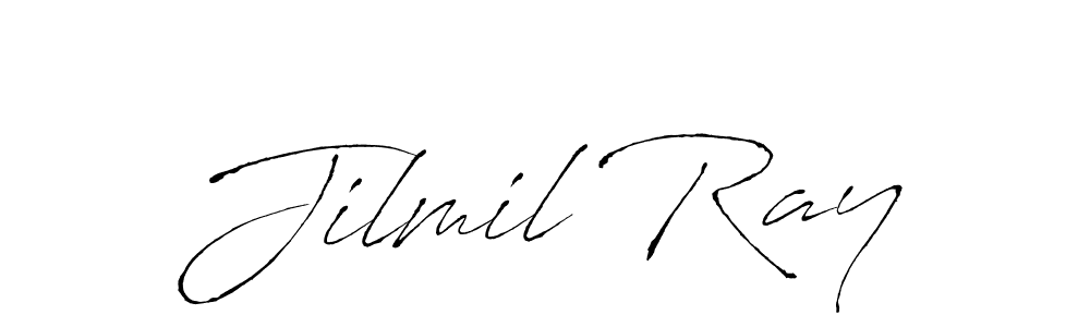 The best way (Antro_Vectra) to make a short signature is to pick only two or three words in your name. The name Jilmil Ray include a total of six letters. For converting this name. Jilmil Ray signature style 6 images and pictures png