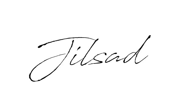 How to make Jilsad signature? Antro_Vectra is a professional autograph style. Create handwritten signature for Jilsad name. Jilsad signature style 6 images and pictures png