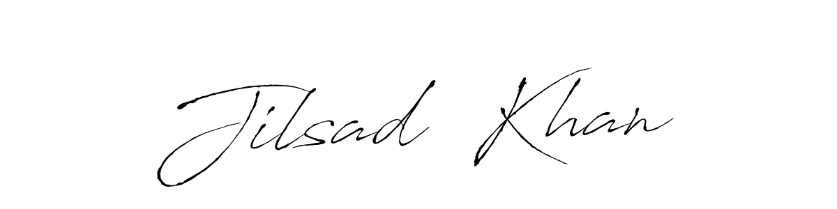 Make a beautiful signature design for name Jilsad  Khan. Use this online signature maker to create a handwritten signature for free. Jilsad  Khan signature style 6 images and pictures png